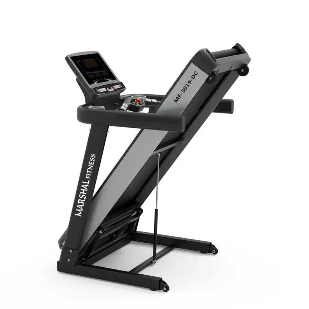 Marshal Fitness Home Use Treadmill 6.0 HP Motor with Maximum User Weight: 140KG | MF-3019-BLUETOOTHSports & FitnessThe Home Use Treadmill with a 6.0 HP Motor is designed to provide an efficient and convenient workout experience for users in the comfort of