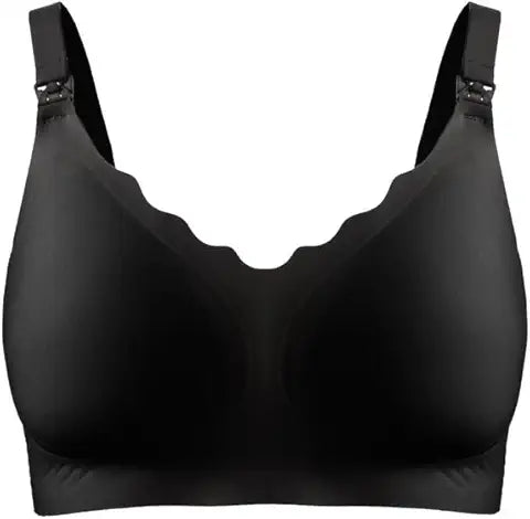 Okus -  Water Touch Seamless Maternity and Nursing Bra Black XL