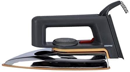 Geepas 1200W Dry Iron – Non-Stick Soleplate, Adjustable Thermostat Control, Indicator Light