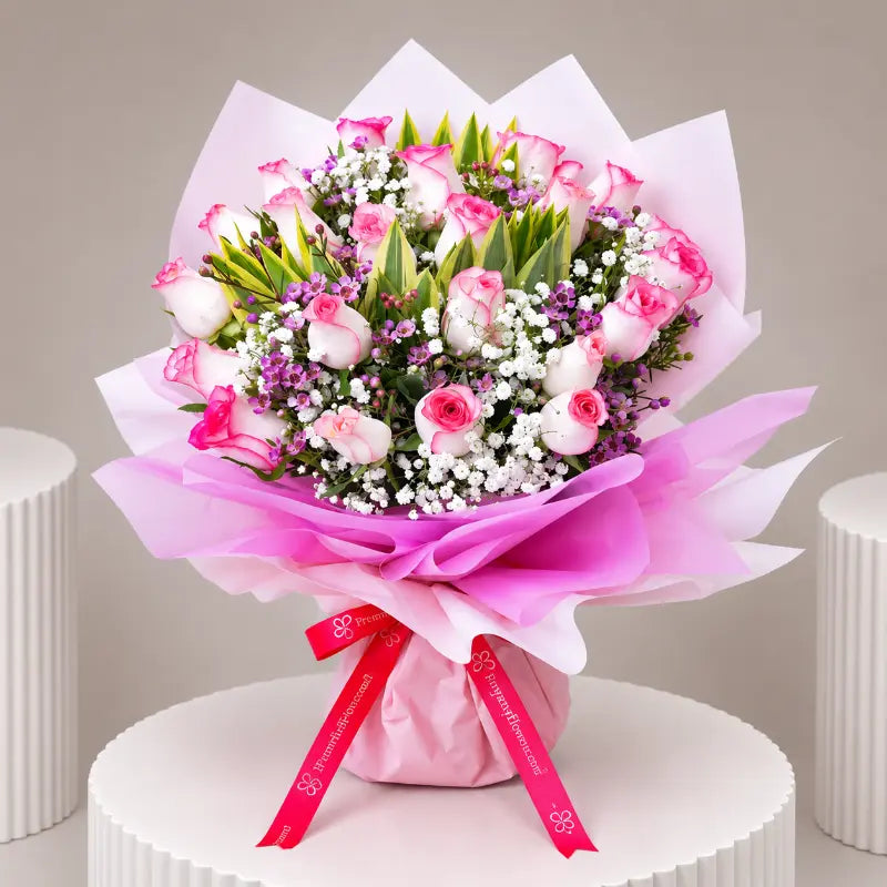 DUAL Beauty 21 Roses | Elegant Rose Gift Set