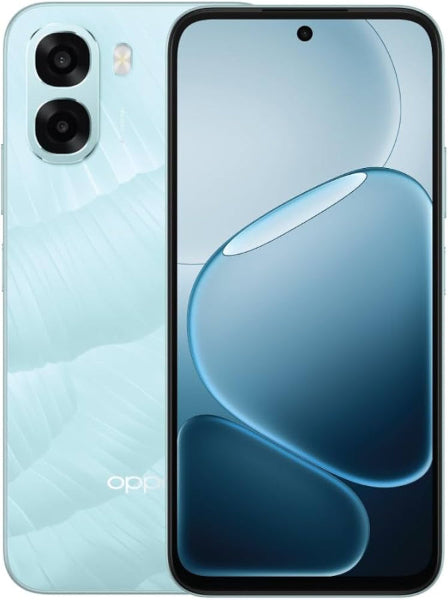 OPPO A6x 5G Dual SIM Smartphone, 128GB Storage, 4GB RAM, 5G Connectivity, Ice Blue, Middle East Version