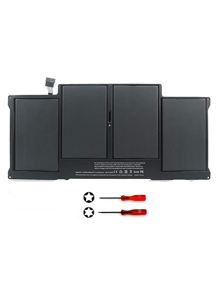 Replacement Laptop Battery for MacBook Air 13 inch A1466 A1369 (2017, Early 2015, Early 2014, Mid 2013, Mid 2012, Mid 2011 and Late 2010 Version), fits A1377 A1405 A1496