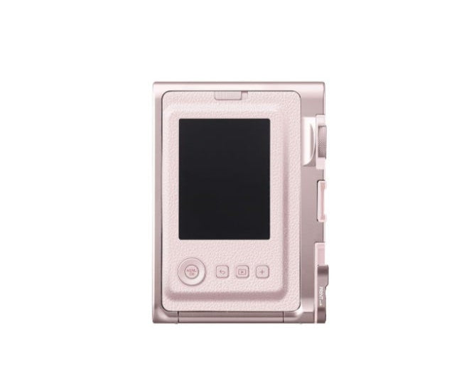 Instax Mini EVO pink built in selfie mirror