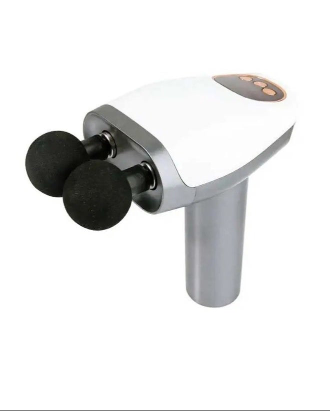 Blueidea Portable Double Head Massage Gun – 10 Speed Levels, Deep Tissue Percussion
