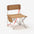 QUECHUA Low Camping Chair 100 – Compact Foldable Outdoor Chair with Carry Strap