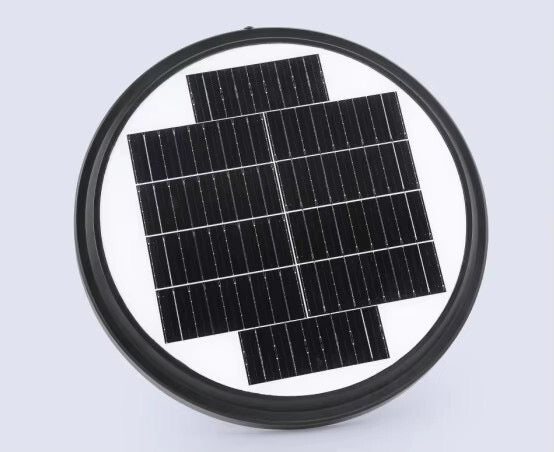 Solar LED Post Top Light 3000K Warm White – Solar Outdoor Garden Lamp, Waterproof, P18-1, 1 Year Warranty