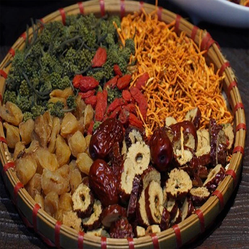 The Caphe Vietnam Cordyceps Longan Herbal Tea - 20 Sachets | Premium Tea | Immunity Boosting | Vietnamese Logan Tea, Easy To Brew