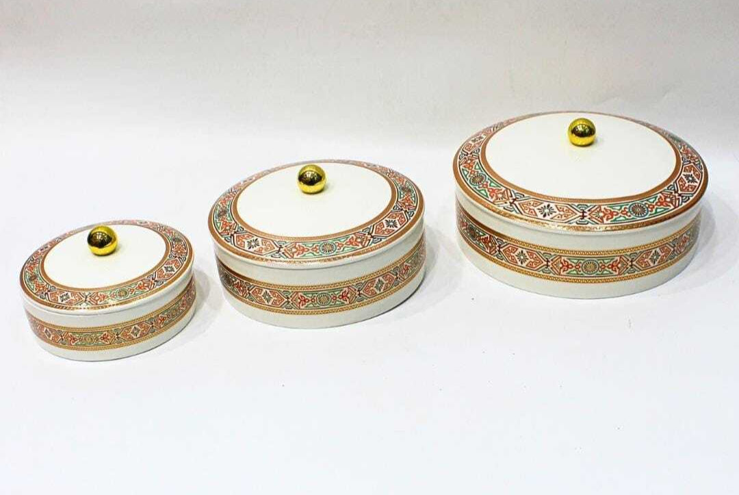 Premium Serveware with Lid - Elegant, Durable & High-Quality Food Storage Set Of 3, PLSM-3Kitchen StorageExpertly crafted to be elegant, durable, and of the highest quality, this Premium Serveware set includes three versatile pieces with lids designed for