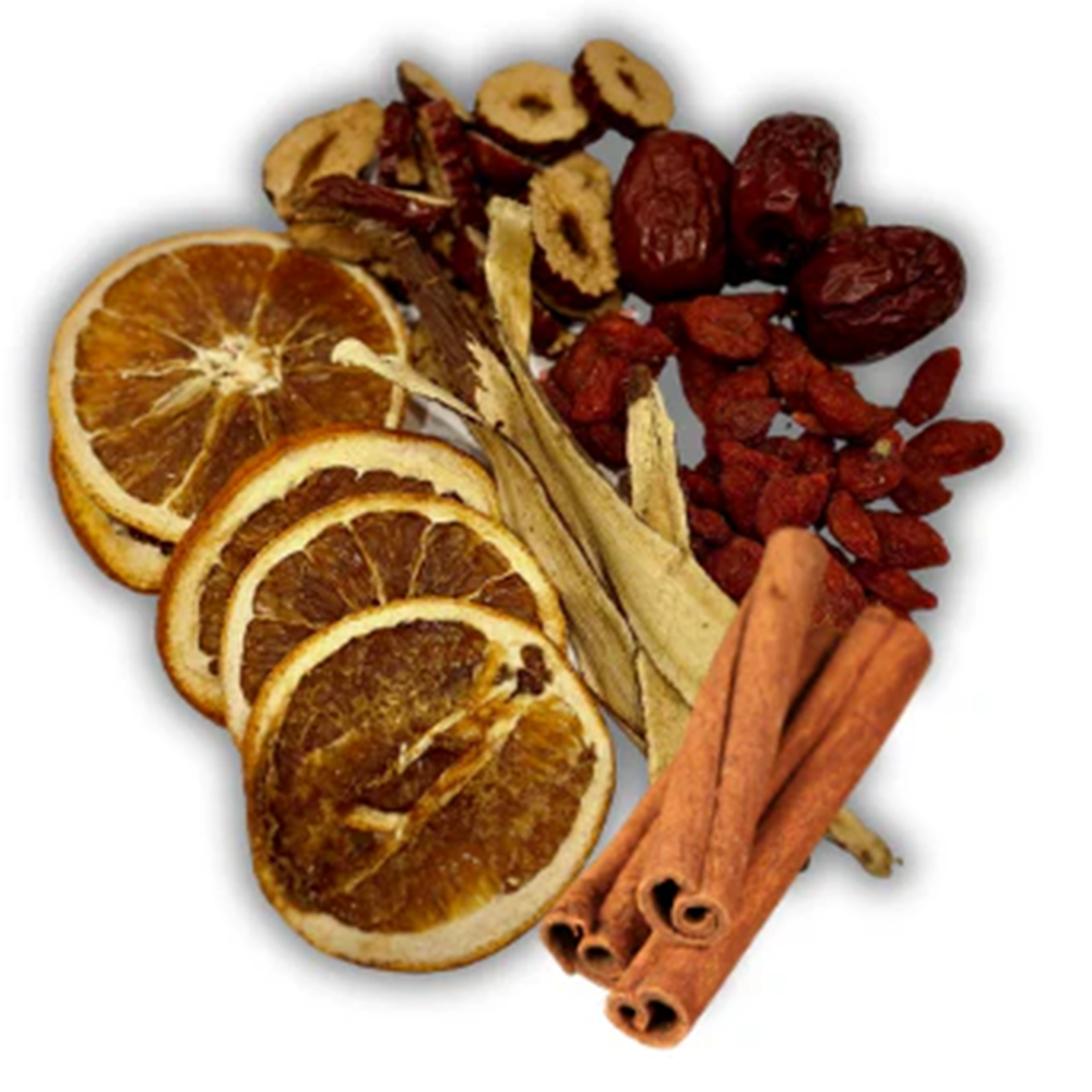 The Caphe Vietnam Cinnamon Orange Herbal Tea - 15 Sachets | Premium Tea | Reduces Stress | Vietnamese Orange Tea, Easy to Brew