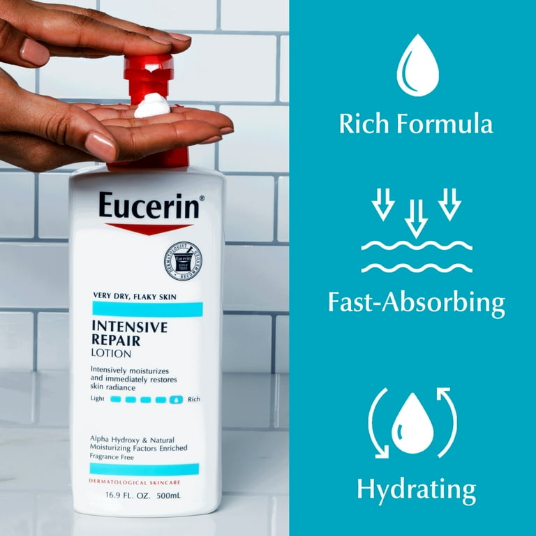 Eucerin Intensive Repair LotionPersonal CareEucerin Intensive Repair Lotion – Advanced Care for Very Dry, Rough Skin Combat dryness and restore your skin’s natural smoothness with Eucerin Intensive Repair Lotion. This powerful formula combines urea, natur