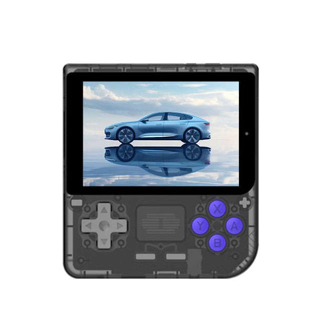 POWKIDDY V10 Handheld Game Console 64GBConsoles3.5" IPS Full Lamination Screen: Enjoy vibrant visuals with a 480x320 resolution, perfect for retro gaming . Powerful Performance: Equipped with a Quad-core Cortex-A35 1.5GHz CPU and Mali-G31 GPU for smooth g