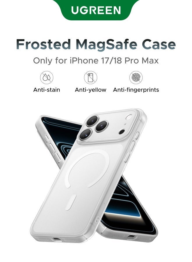 UGREEN iPhone 18 Pro Max / 17 Pro Max Frosted Clear MagSafe Case
