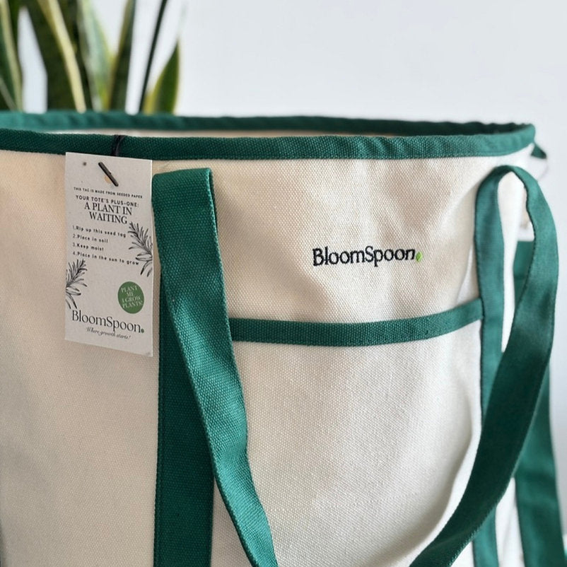 BloomSpoon Boat Tote Bag in Organic Cotton Canvas - sustainable/eco friendly/greenSustainable LivingBloomspoon Organic Cotton Tote Bag – The Ultimate Eco-Friendly, Sustainable, and Stylish Tote Bag Searching for the perfect tote bag that’s eco-friendly, s