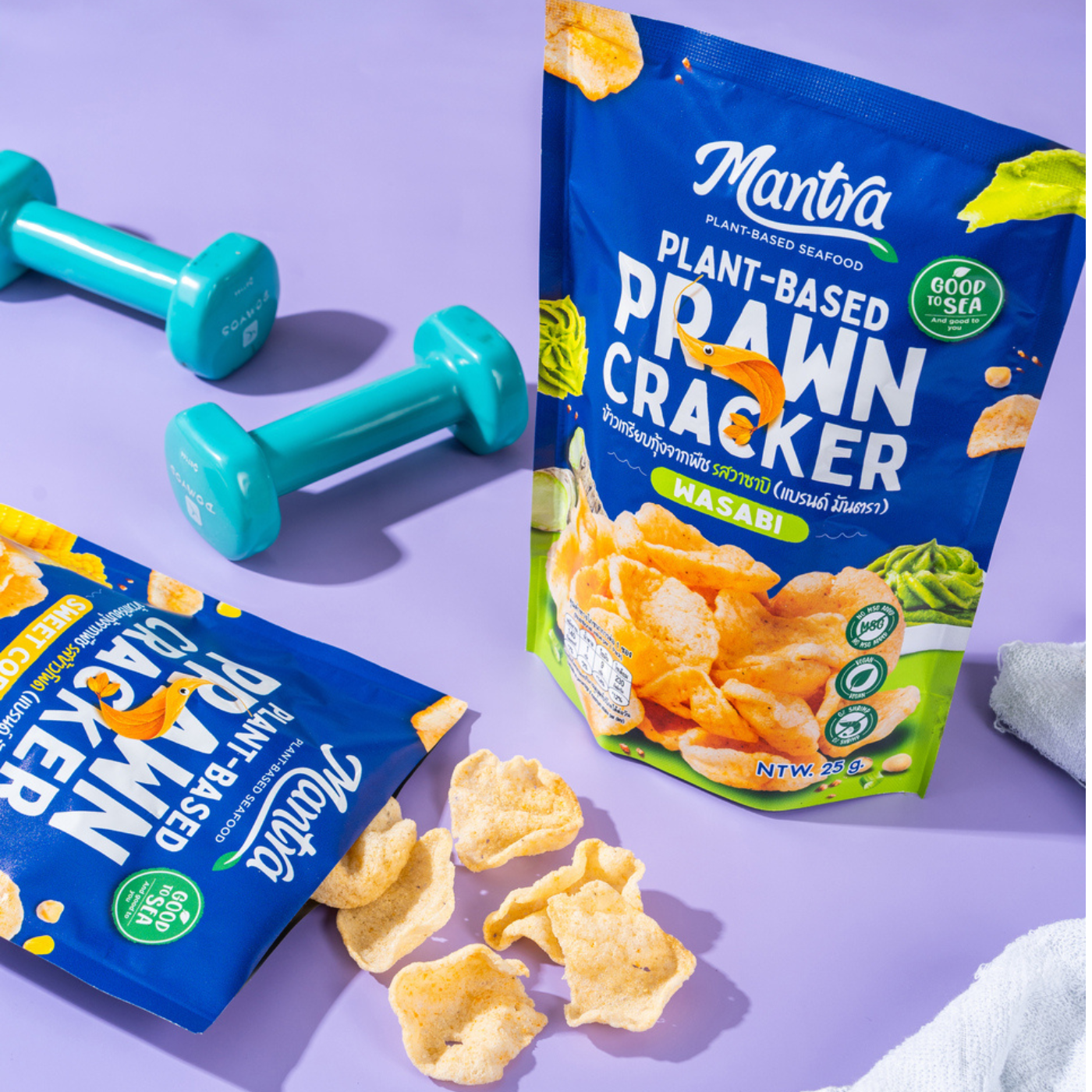 MANTRA Plant-Based Prawn Cracker 25G - Tomyum FlavorSnacksA snack bursting with Thai tom yum spice! These crispy crackers deliver the perfect balance of spicy, sour, and umami flavors, just like an authentic bowl of tom yum soup—but in a crunchy snack for