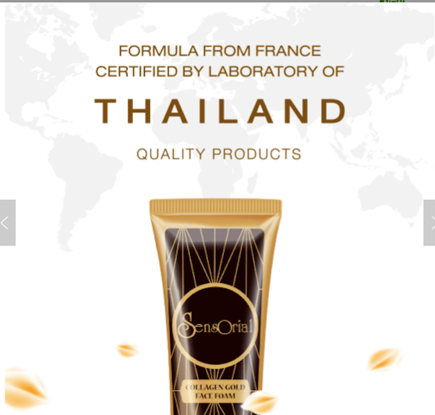 Sensorial Collagen Gold Facial FoamPersonal CareEfficiency deep cleansing foam Cleans makeup completely, fresh scent, fine foam texture, soft and smooth. After washing the face, the skin is moisturized, not dry like other cleansing foam. Whitening, Reduce