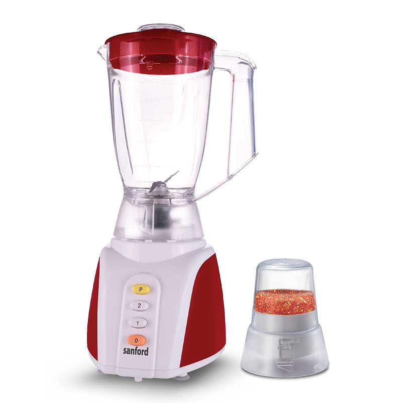 Sanford 2 in 1 Blender 650 Watts 1.6 Litre 1.6 L 650W SF6842BRKitchen Appliances1.6 Liter Big Capacity Jar & Mill. 2 Speed Control with Pulse Function. Long Life and Durable Cutting Blade. 650 Watts Powerful Motor. Overheat Protection. Safety Lock Design.