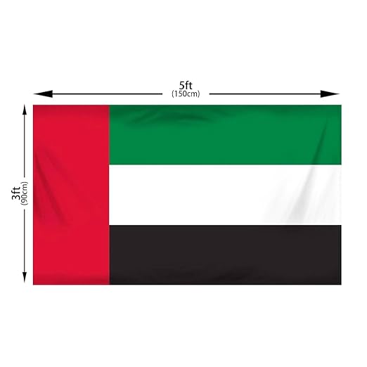 UAE national flag 90x150cm polyester