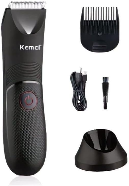 Kemei 1838 Secret Trimmer - Professional Body Hair Trimmer for Men and WomenWaterproof: works in or out of the shower for convenience, can be rinsed under running water for easy cleaning. Battery capacity: 600mAh Charging time: 1.5 hours Use time: 90 minu