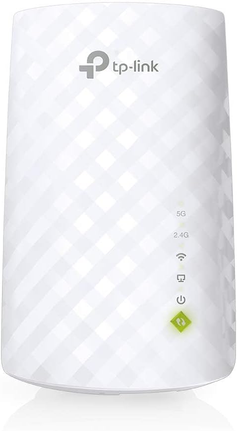 TP-Link AC750 WiFi Extender (RE220) | Dual Band Signal Booster | Up to 1200 Sq. Ft. Coverage & 20 Devices | 750Mbps Speed | Extends WiFi RangeNetworkingEliminate WiFi Dead Spots Extend High-Speed WiFi Across Your Home Boost Your WiFi to hard-to-reach Area