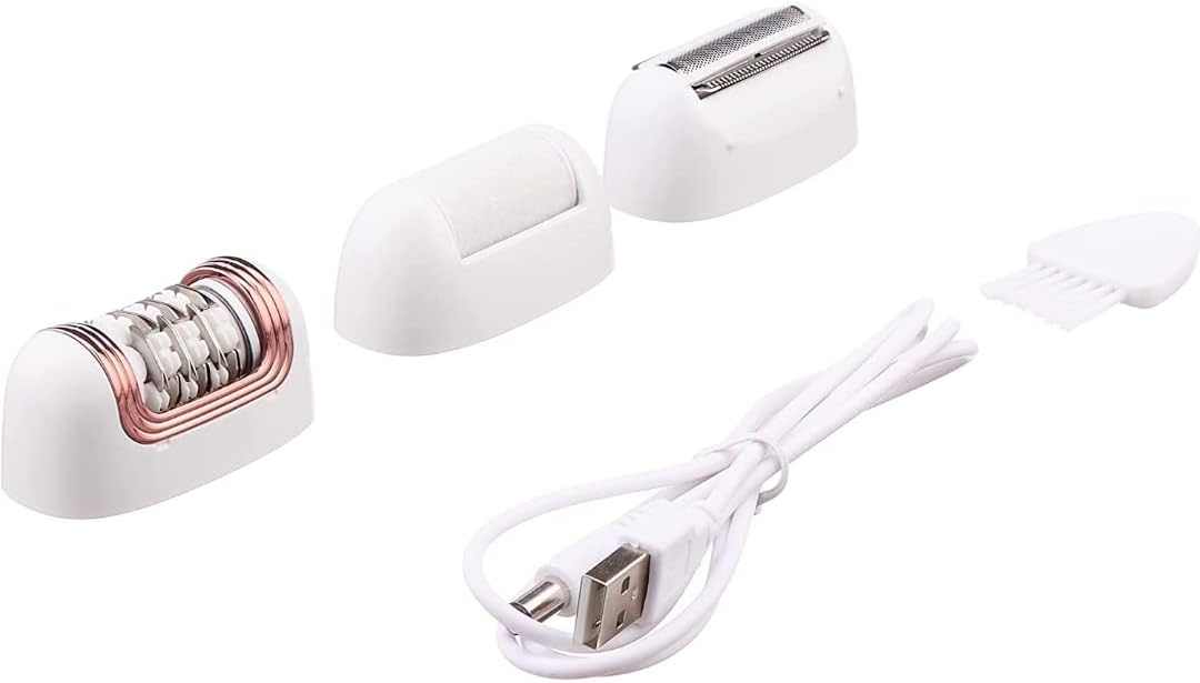 Kemei 1207 Epilator with extra Shaving Head & ScrapingPersonal CareNumber of Speed Settings : 2 Brand : Kemei Power Source : Electric & Battery Model Number : 1207 Type : Epilators Operating Function : Dry Number of Heads : 3