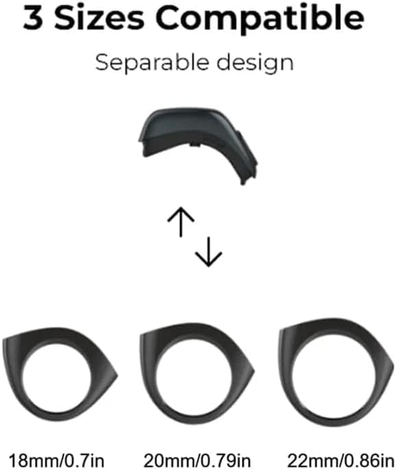 Bluetooth tasbih counter ring black