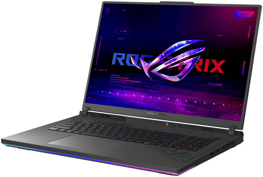 ASUS ROG Strix G18 G814JI Gaming Laptop, 18" QHD+ 240Hz OLED ROG Nebula Display, Intel Core i9-13980HX, 16 GB RAM, 1TB SSD, GeForce RTX 4070 8GB, RGB ENG KB, Win 11, Eclipse Gray | 90NR0D01-M00260Gaming Laptops & DesktopsRAISE YOUR GAME. CARRY YOUR SQUAD.