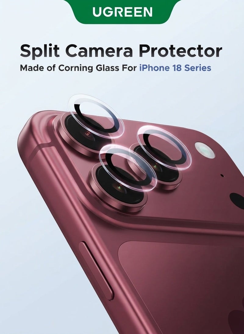 UGREEN iPhone 18 Pro / 18 Pro Max Camera Lens Protector – 1 Pack, Clear