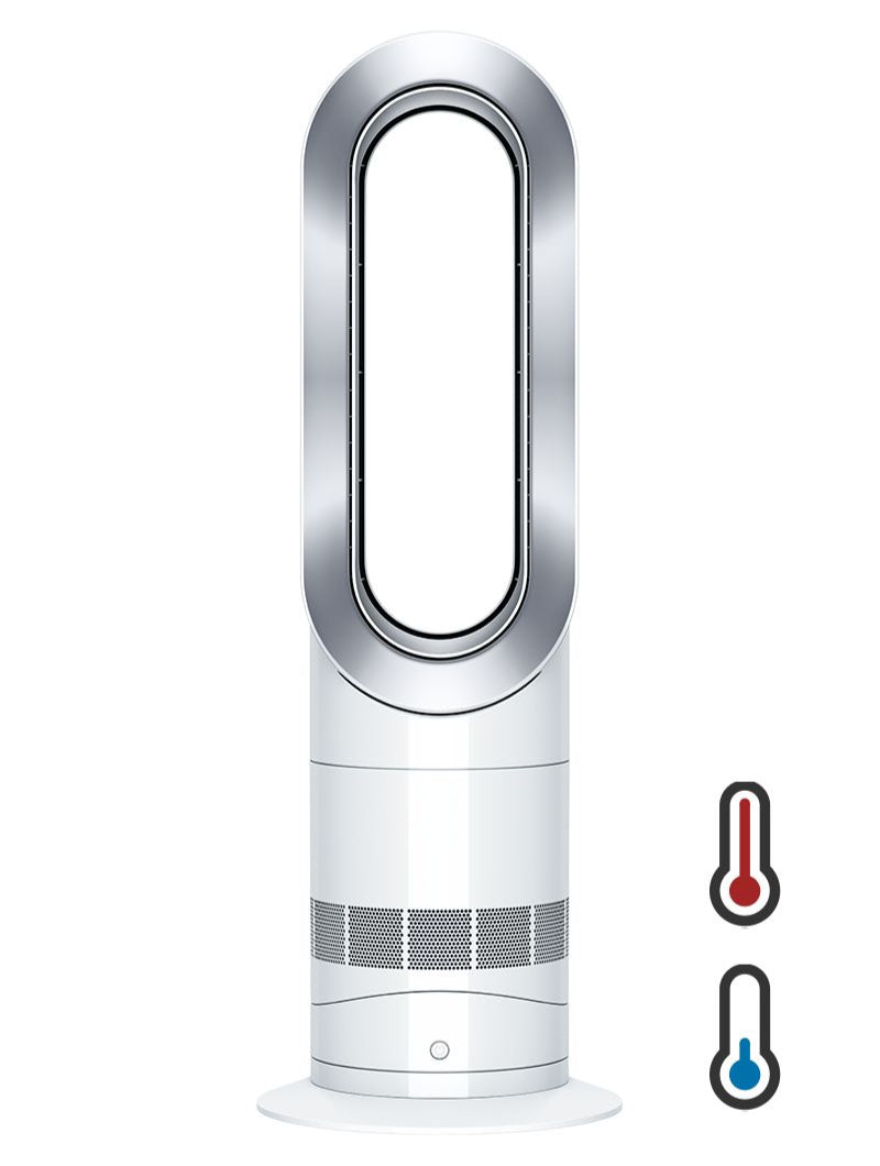 Dyson Hot+Cool fan heater AM09 (White/Nickel) International VersionHome Environment🌬️ Dual-function fan heater – heats in winter, cools in summer 🎯 Dyson Jet Focus control: choose focused or diffused airflow 🌡️ Precise thermostat maintains desired temp