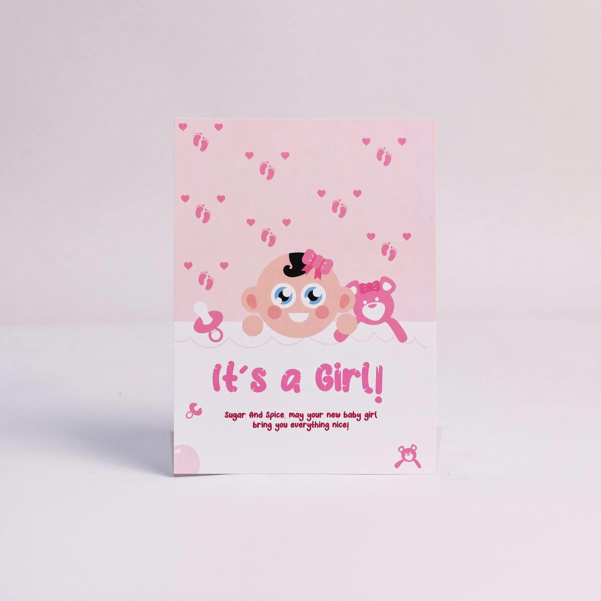 It's Girl Greeting CardIt's Girl Greeting Card