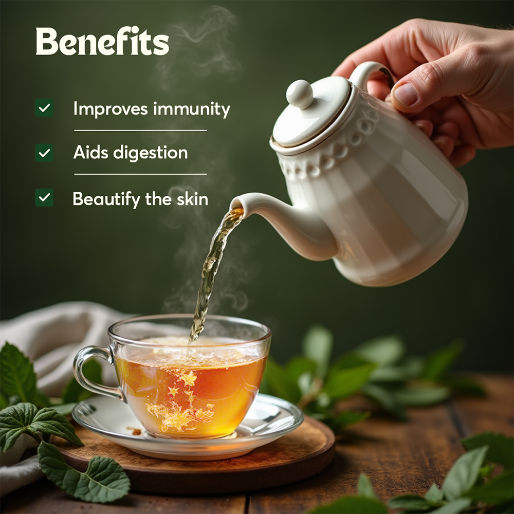 The Caphe Vietnam Cordyceps Brown Rice Tea (Mix of 3 Flavors) - 16 Sachets | For Wellness, Skin Health & Digestion | Variety Pack | Vietnamese Herbal Tea, Easy to Brew