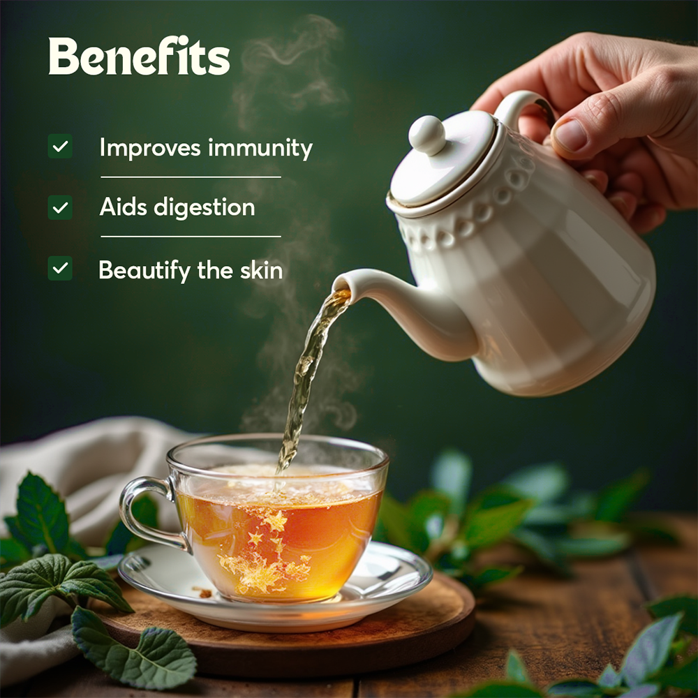 The Caphe Vietnam Sublimates Cordyceps Brown Rice Tea - 20 Sachets | Premium Tea | Nutrient-Rich | Vietnamese Brown Rice Tea, Easy to Brew