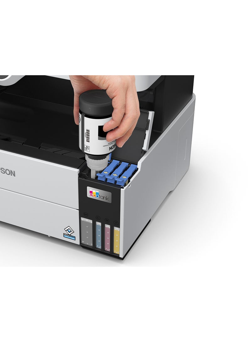 Epson EcoTank L6490 All-in-One – PrecisionCore, 17ppm, Duplex, ADF, 13,300/5,200 Yield, Fax, Wi-Fi