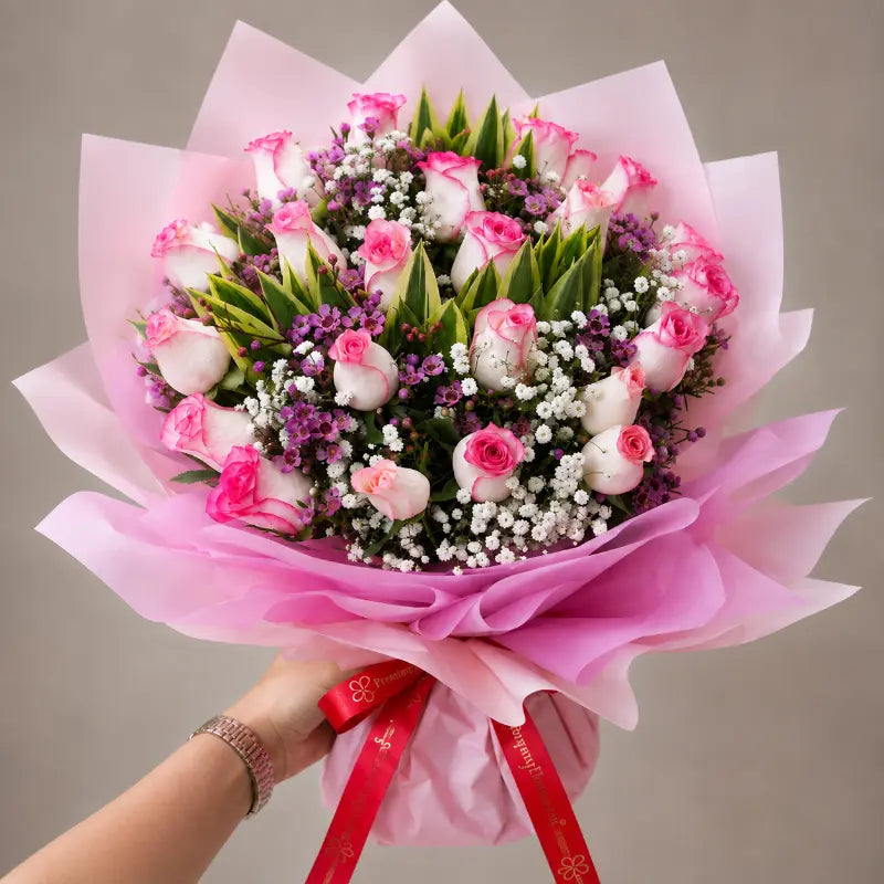 DUAL Beauty 21 Roses | Elegant Rose Gift Set