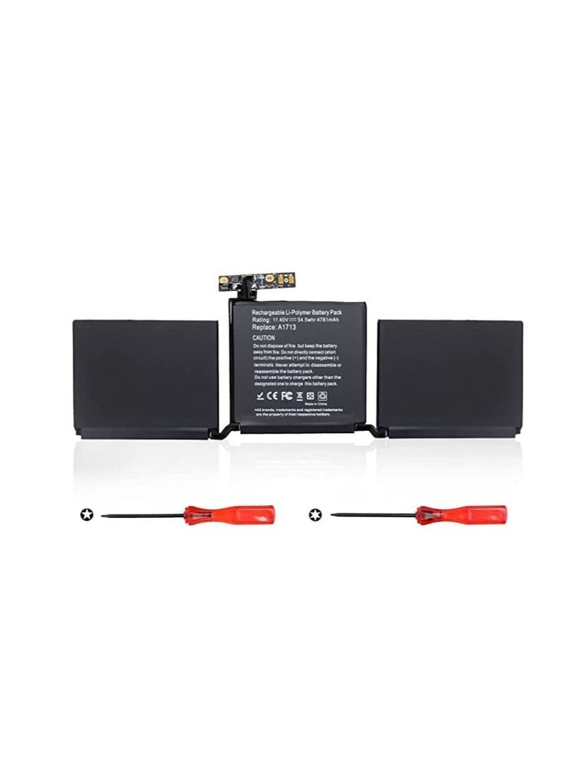 A1713 Replacement Battery For MacBook Pro 13" A1708