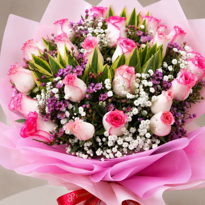 DUAL Beauty 21 Roses | Elegant Rose Gift Set
