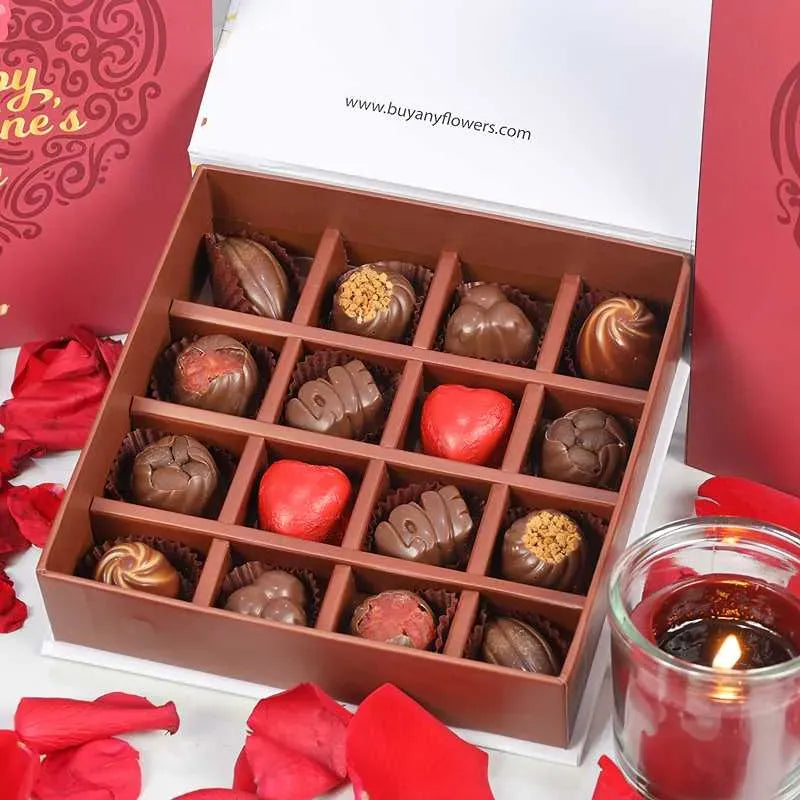 Valentine Premium Chocolates by Sweecho luxury packaging