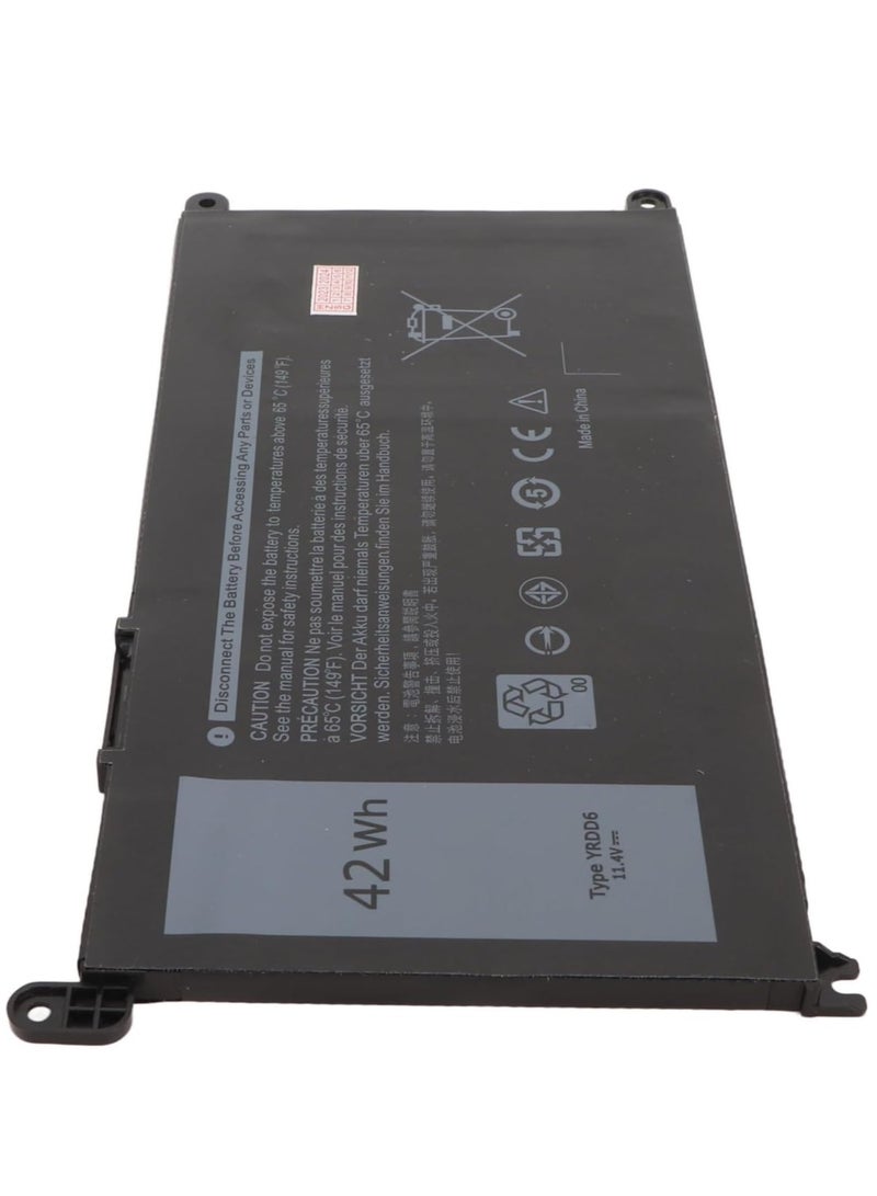 Laptop Battery Replacement YRDD6 42WH for Dell Inspiron 15 3000 5000 7000 Series, 3501 3582 3583 3584 3593 5584 5585 5590 5591 5593 5594 5598 7586 Laptop
