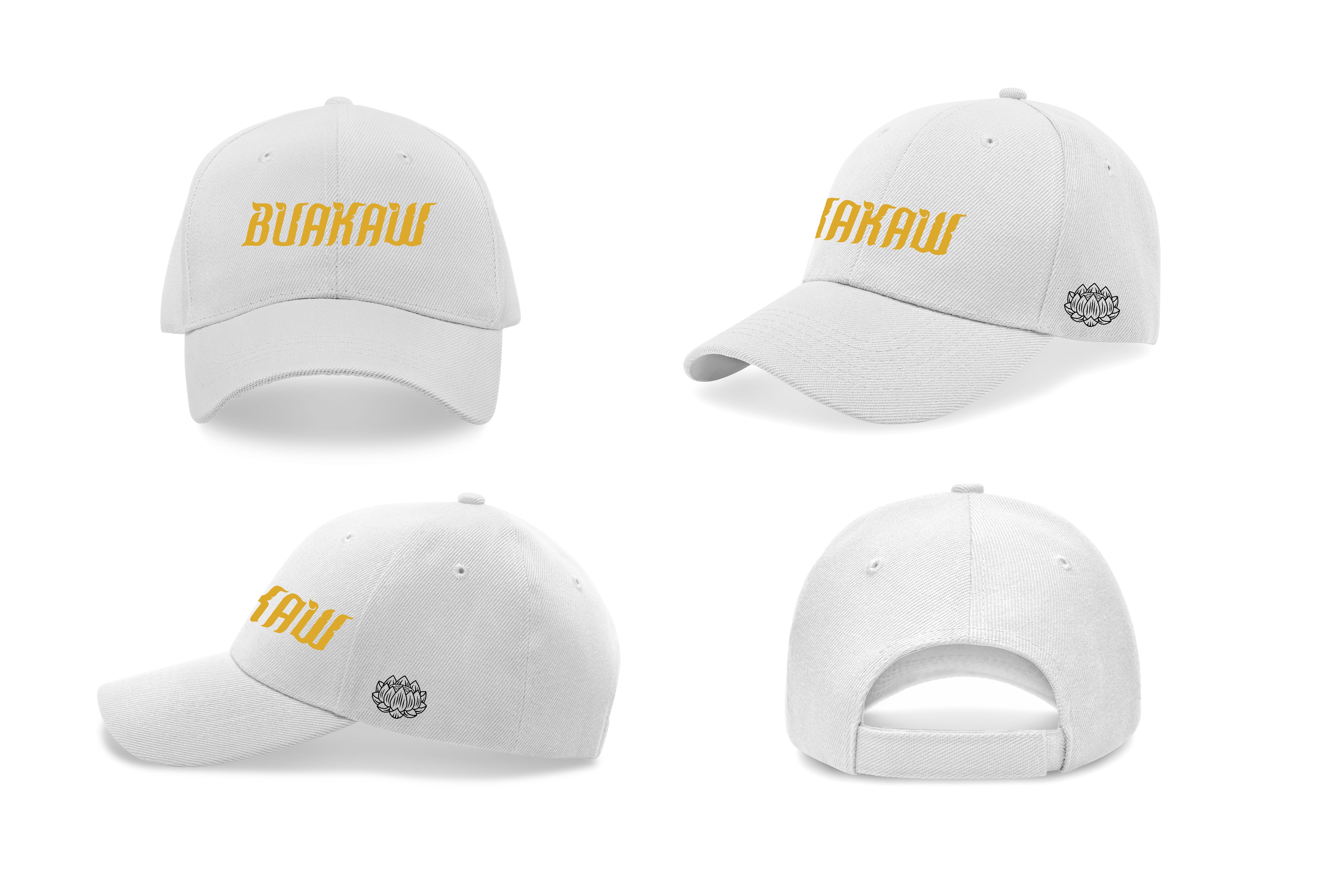 Buakaw Buakaw CapSports ClothingMade from fabric with exceptional qualities, this cap offers excellent heat dissipation and a comfortable fit, all while showcasing a sporty style. The front prominently features the embroidered BUAKAW brand name, adding a