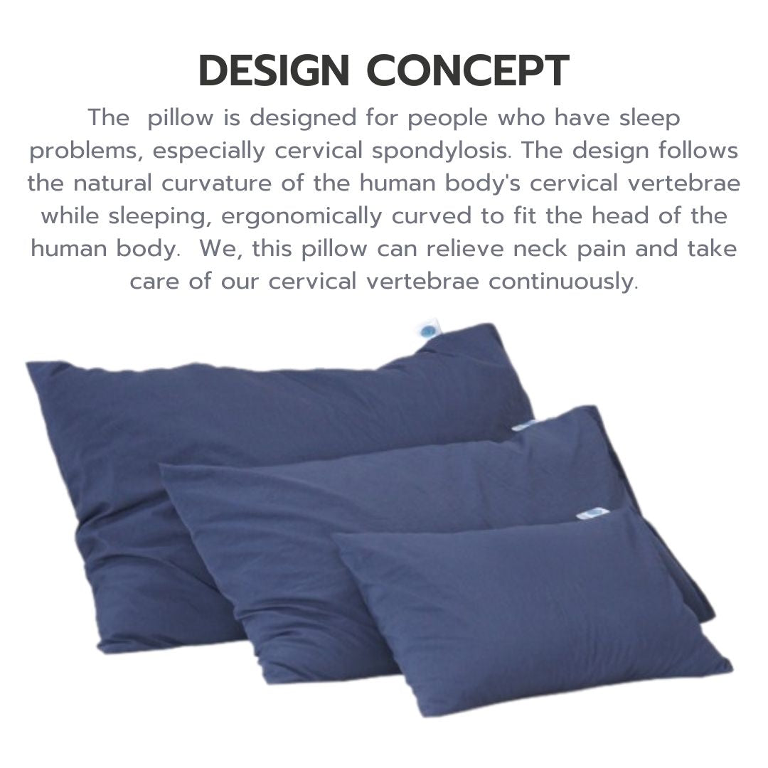 Crushed Latex Pillow Relieve Neck and Shoulder Pain, 100% Natural Latex Material, Size SHealthPararaksa Healthy Latex Pillow (Size S) Compact size.Dimensions: 20x38x10 cm, weight 1 kg. Used as a back support or as support for various parts of the body, pe