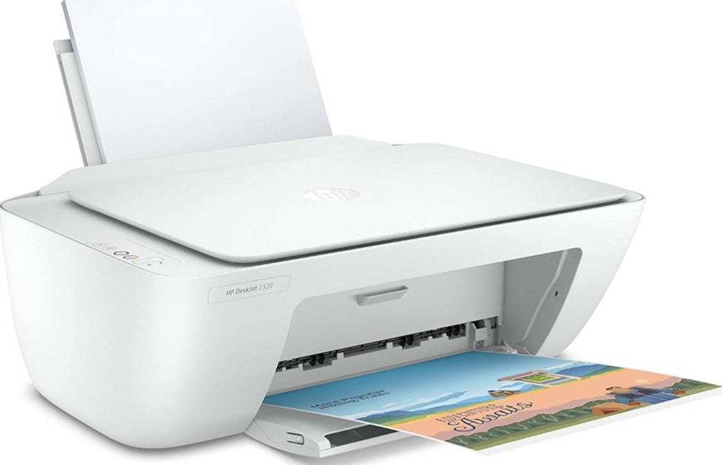 HP DeskJet 2320 All-in-One Printer, USB Plug and Print, Scan, and Copy, Up to 1200 dpi, Print Speed up to 7.5 ppm, Up to 1000 Pages Duty Cycle, 1 Hi-Speed USB 2.0, White | HP Deskjet 2320 / 7WN42B