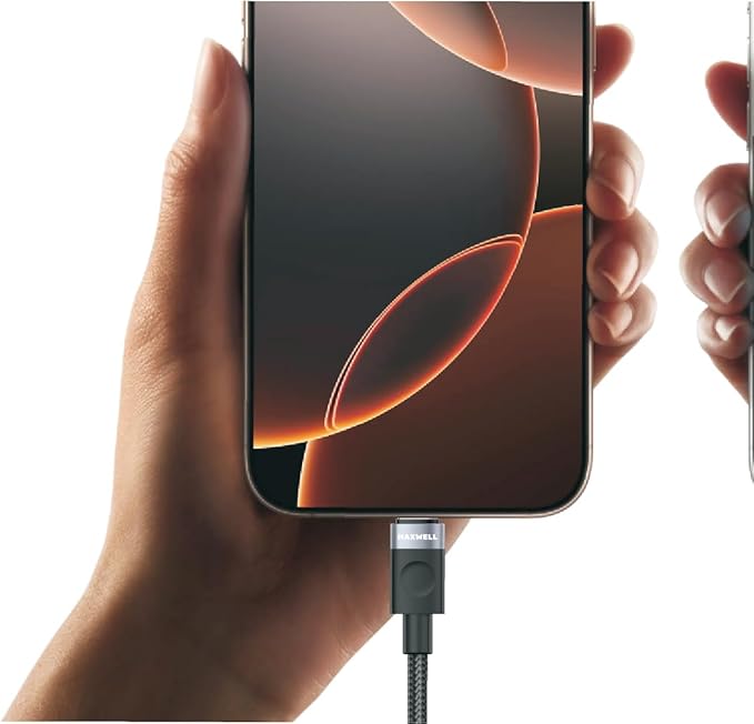Maxwell Voltix Series Cable USBC to USBC (1Meter) 67W Fast Charging Nylon Braid Compatible with iPhone 16 Pro Max 16 Plus Samsung S25 Ultra S25 Plus iPhone 15 Pro Max 15 Pro Aluminum AlloyMobile AccessoriesBrand Maxwell Connector type USB Type C Cable typ
