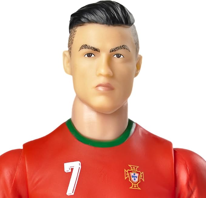 Cristiano Ronaldo 20cm Collectible Figurine – Portugal Kit, Articulated Action Figure with Football