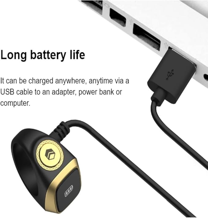 iQIBLA Smart Tasbih Zikr Ring - Muslim Prayer 