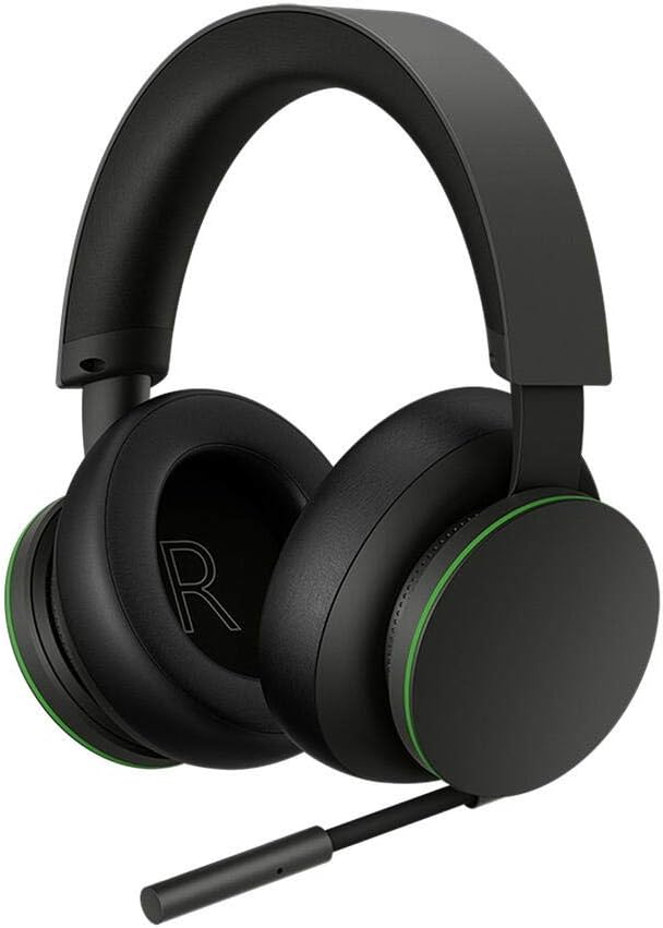 Xbox Wireless Headset for Xbox Series X|S, Xbox One, and Windows 10 DeviceGaming HeadsetsDirect pairing to console Exceptional sound Light and flexible Best-in-class audio performanceExperience high quality audio with a low-latency, 100% wireless connecti