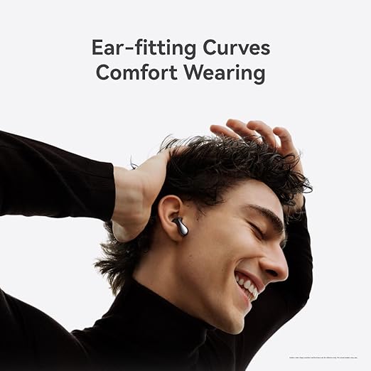 HUAWEI FreeBuds 6 Wireless Earbuds, Ear-fitting Wearing, Dual-driver True Sound, Stable & Clear Calls, Open-fit ANC, 36H Battery Life, IP54 Water-Resistant, iOS & Android, BlackHeadphonesThe HUAWEI FreeBuds 6i are designed for users seeking premium audio