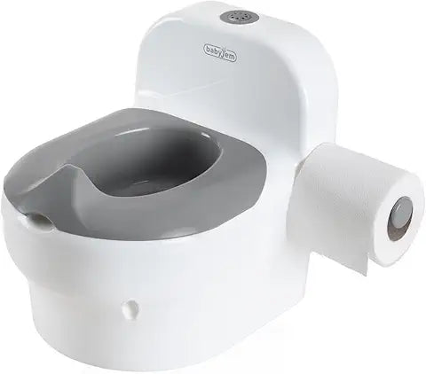 Babyjem Potty Training with Flush Sound, White