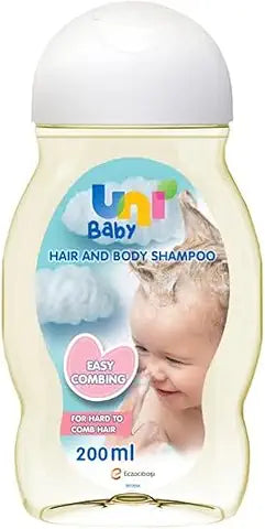 Uni Baby Easy Combing Hair and Body Shampoo 200 ml