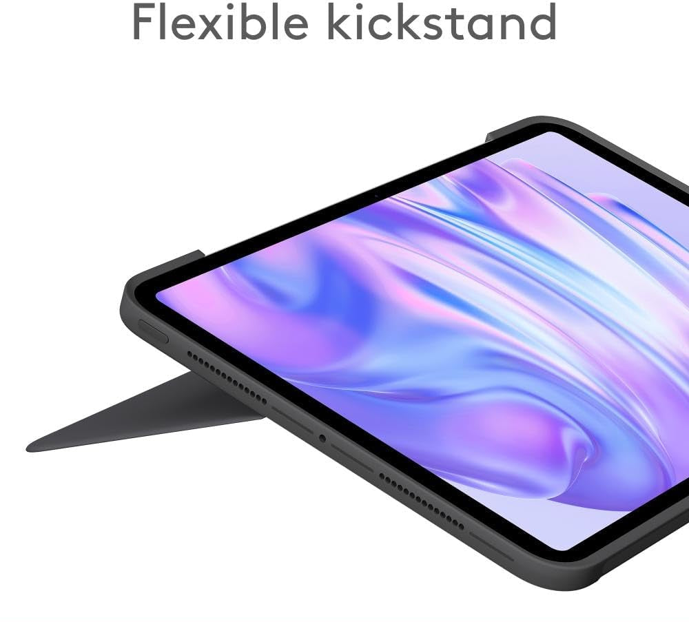Logitech Combo Touch Keyboard Case for iPad Pro 11-inch (M4) 2024 – Detachable Backlit Keyboard, Kickstand, Multi-Use Modes, ARA Layout, Oxford GreyTablet AccessoriesCompatibility: For iPad Pro 11-inch (M4)(2024) - A2836, A2837, A3006; not designed for us