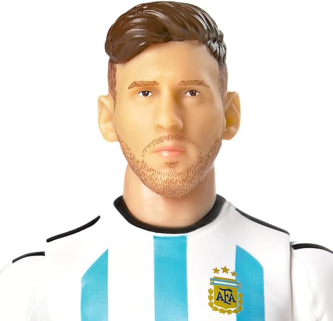 Lionel Messi 20cm Collectible Figurine – Argentina Kit, Articulated Action Figure with Football