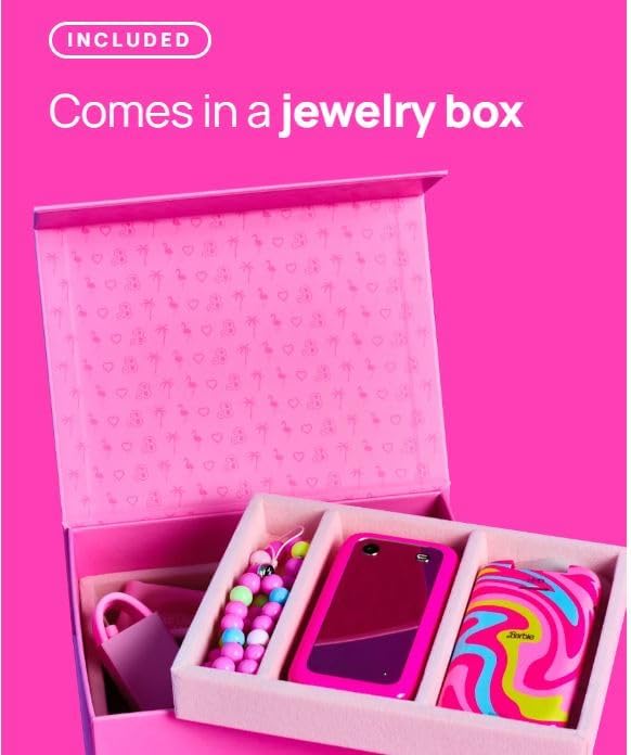 Barbie phone flip pink 